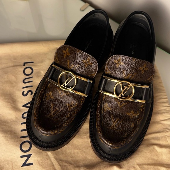 Louis Vuitton loafers, size 38, black and brown - Picture 6 of 7